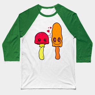 Mushroom love Baseball T-Shirt